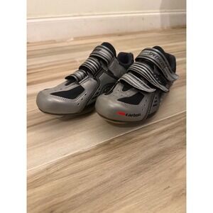 Specialized FACT Carbon Road Cycling Shoes Silver Black EU 40 US Men 7 Cleats